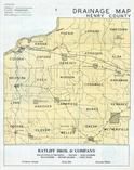Henry County Drainage Map, Henry County 1955c